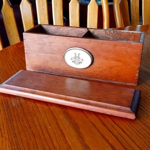 Pfaltzgraff Village Wooden recipe box